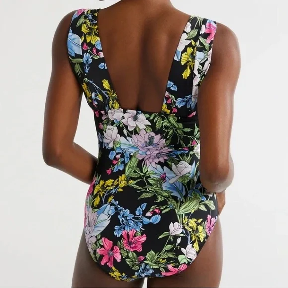 Nwt Floral Swimsuit - Picture 3 of 6